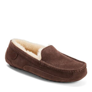 �f�B�A�t�H�[���Y �����Y �V���[�Y �T���_�� Fireside by Dearfoams Melbourne Genuine Shearling Men's Moccasin Slippers Coffee �R�[�q�[