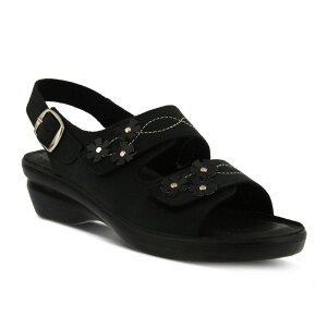 �X�v�����O�X�e�b�v ���f�B�[�X �V���[�Y �T���_�� Flexus by Spring Step Ceri Women'slingback Sandals Black �u���b�N