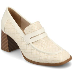 �W���[�j�[ ���f�B�[�X �V���[�Y �p���v�X Journee Malleah Women's Pumps Bone Woven