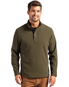 �J�b�^�[�A���h�o�b�N �����Y �A�E�^�[ �W���P�b�g�E�u���]�� �t���[�X Cutter & Buck Hunts Pointextured Fleece Recycled Mensnapullover Poplar