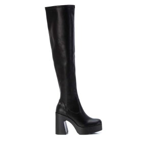 ���t���b�V�� ���f�B�[�X �V���[�Y �u�[�c�E���C���u�[�c �q�[�� Refresh Collection Women's Heeled Knee High Boots 171437 Black �u���b�N
