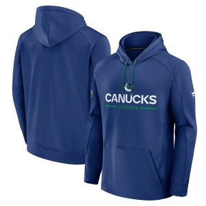 �t�@�i�e�B�N�X �����Y �g�b�v�X T�V���c �p�[�J�[ Men's Fanatics Blue Vancouver Canucks Authentic Pro Rink Hoodie Cnk Blue �u���[