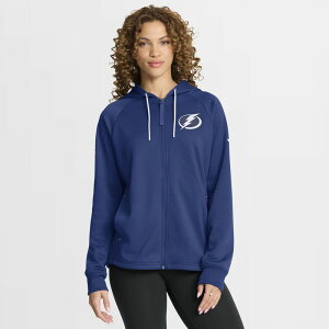 �t�@�i�e�B�N�X ���f�B�[�X �A�E�^�[ �W���P�b�g�E�u���]�� �p�[�J�[ Women's Fanatics Blue Tampa Bay Lightning Authentic Pro Rink Raglan Full-Zip Hoodie Lgh Blue �u���[