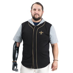 �J�[�� �o���N�X �����Y �g�b�v�X T�V���c Men's G-III Sports by Carl Banks Black New Orleansaints Adaptive Home Teamagnetic Button-Up Top Snt Black �u���b�N