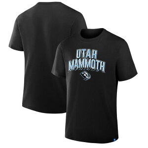 �v���t�@�C�� �����Y �g�b�v�X T�V���c �g�[�� Men's Profile Black Utah Mammoth Big & Tall Short Sleeve T-Shirt Utm Black �u���b�N