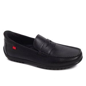 �}�[�N�W���Z�t�j���[���[�N �����Y �V���[�Y �X���b�|���E���[�t�@�[ Marc Joseph New York John Street Mens Hands-Free Slip On Technology Penny Loafers Black �u���b�N