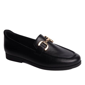 �}�[�N�W���Z�t�j���[���[�N ���f�B�[�X �V���[�Y �X���b�|���E���[�t�@�[ Marc Joseph New York Avery Street Womens Hands-Free Slip On Technology Buckle Loafer Black �u���b�N