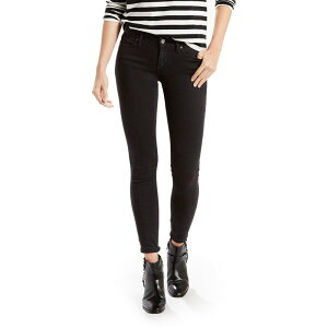 ���[�o�C�X ���f�B�[�X �{�g���X �f�j���p���c �W�[���Y Women's Levi's 711 Skinny Jeansoft Black �u���b�N