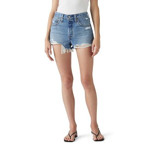 ���[�o�C�X ���f�B�[�X �{�g���X �n�[�t�p���c�E�V���[�c �V���[�g�p���c Women's Levi's 501 Original Jean Shorts Blow Big Horns