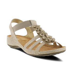 �X�v�����O�X�e�b�v ���f�B�[�X �V���[�Y �T���_�� Flexus by Spring Step Adede Women's T-Strap Sandalsoft Gold �S�[���h