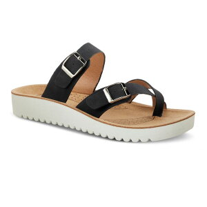 �t���N�T�X ���f�B�[�X �V���[�Y �T���_�� Flexus by Spring Step Bayside Women's Toe Loop Sandals Black �u���b�N