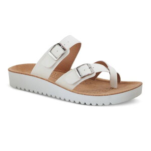 �t���N�T�X ���f�B�[�X �V���[�Y �T���_�� Flexus by Spring Step Bayside Women's Toe Loop Sandals White �z���C�g