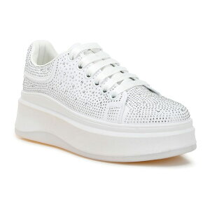�����h�����O ���f�B�[�X �V���[�Y �X�j�[�J�[ London Rag Jitter Bug Women's Athleisure Sneakers White �z���C�g