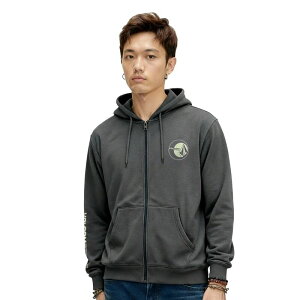 �{���R�� �����Y �g�b�v�X T�V���c �X�E�F�b�g �O���t�B�b�N Men's Volcom Brute Zipper-Front Graphic Sweatshirt Black �u���b�N