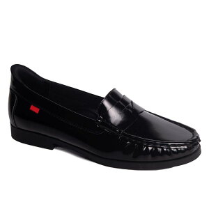 �}�[�N�W���Z�t�j���[���[�N ���f�B�[�X �V���[�Y �X���b�|���E���[�t�@�[ Marc Joseph New York Newbury Street Womens Hands-Free Slip On Technology Penny Loafer Black �u���b�N