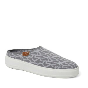 �f�B�A�t�H�[���Y ���f�B�[�X �V���[�Y �T���_�� �X�j�[�J�[ Original Comfort by Dearfoams Annie Women's Clog Sneakers Grey Knit �O���[