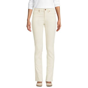 �����Y�G���h ���f�B�[�X �{�g���X �f�j���p���c �W�[���Y Women's Lands' End Recycledenimid-Rise Straight-Leg Jeans Natural �f�j��