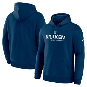 �t�@�i�e�B�N�X �����Y �g�b�v�X T�V���c �p�[�J�[ Men's Fanatics Deep Sea Blue Seattle Kraken Authentic Pro Primary Hoodie Krk Navy �l�C�r�[