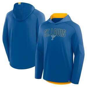 �t�@�i�e�B�N�X �����Y �g�b�v�X T�V���c �p�[�J�[ Men's Fanatics Blue St. Louis Blues Penalty Shot Long Sleeve Hoodie T-Shirt Blue �u���[