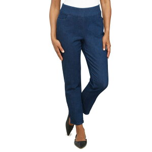 �A���t���b�h �_�i�[ ���f�B�[�X �{�g���X �f�j���p���c Women's Alfredunner Super Stretch Pull-On Straight-Leg Denim Pants Dark Denim �f�j��
