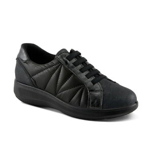 �t���N�T�X ���f�B�[�X �V���[�Y �X�j�[�J�[ Flexus by Spring Step Women's Espitia Sneakers Black �u���b�N