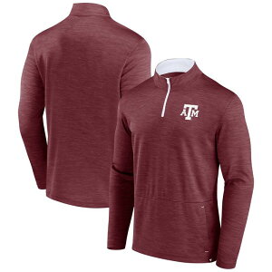 �t�@�i�e�B�N�X �����Y �A�E�^�[ �W���P�b�g�E�u���]�� Men's Fanatics Branded Maroon Texas A&M Aggies Classic Homefield Quarter-Zip Top Tam Red ���b�h