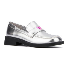 �I���r�A�~���[ ���f�B�[�X �V���[�Y �X���b�|���E���[�t�@�[ Olivia Miller Luminaries Loafer Women's Casual Shoesilver �V���o�[