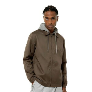 �{���R�� �����Y �A�E�^�[ �W���P�b�g�E�u���]�� �t�[�f�b�h�W���P�b�g Men's Volcom Rexton Hooded Jacket Green �O���[��