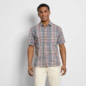 ���@���n�E�Z�� �����Y �g�b�v�X T�V���c Men's Van Heusen Short Sleeve Stainshield Geo Shirt Iron Gate