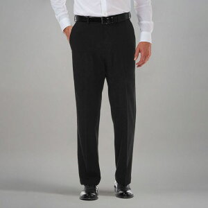 �n�K�[ �����Y �{�g���X �J�W���A���p���c Men's Haggar Cool 18 PRO Classic-Fit Wrinkle-Free Flat-Front Expandable Waist Pants Black �u���b�N