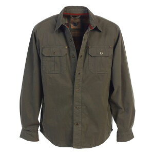 �W���x���e�B �����Y �A�E�^�[ �W���P�b�g�E�u���]�� �V���c �R�b�g�� Gioberti Men's 100% Cotton Brushed and Softwill Shirt Jacket with Flannelining Olive �I���[�u