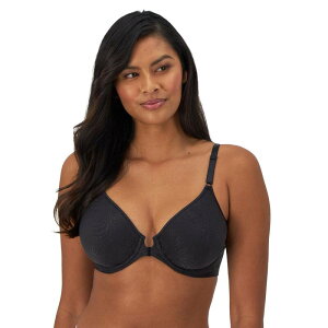 �o�� ���f�B�[�X �A���_�[�E�F�A �u���W���[ Bali Comfort Revolution Full-Figure Front-Closure Shaping Underwire Bra DF3P66 Black �u���b�N