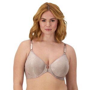 �o�� ���f�B�[�X �A���_�[�E�F�A �u���W���[ Bali Comfort Revolution Full-Figure Front-Closure Shaping Underwire Bra DF3P66 Warm Steel