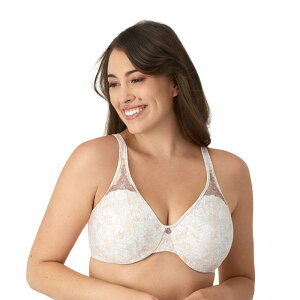 �o�� ���f�B�[�X �A���_�[�E�F�A �u���W���[ �~�j Bali Passion For Comfort Full-Figure Minimizer Underwire Bra DF3385 Fan Leaf Print