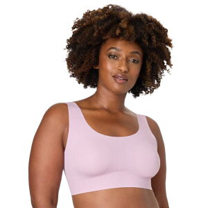 �o�� ���f�B�[�X �A���_�[�E�F�A �u���W���[ Bali Comfort Revolution Easylite Seamless Wireless Bra DF3491 Purple Mauve �p�[�v��
