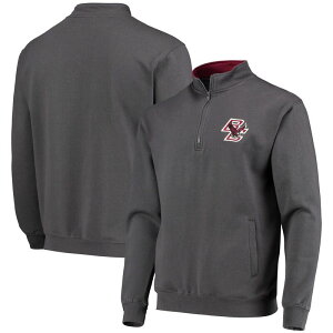 �R���V�A�� �����Y �g�b�v�X T�V���c ���S �W���P�b�g Men's Colosseum Charcoal Boston Collegeagles Tortugas Logo Quarter-Zipullover Jacket Bos Charco �`���R�[��