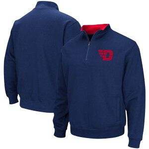 �R���V�A�� �����Y �g�b�v�X T�V���c ���S �W���P�b�g Men's Colosseum Navy Dayton Flyers Tortugas Logo Quarter-Zip Jacket Day Navy �l�C�r�[