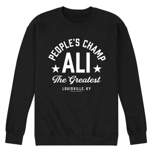 �A�j���L�����N�^�[ �����Y �g�b�v�X T�V���c �X�E�F�b�g Licensed Character Men's Muhammad Ali Peoples Champ Sweatshirt Black �u���b�N
