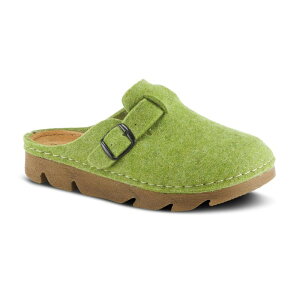 �t���N�T�X ���f�B�[�X �V���[�Y �T���_�� Flexus by Spring Step Clogger Women'slippers Green �O���[��