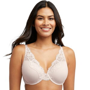 �o�� ���f�B�[�X �A���_�[�E�F�A �u���W���[ ���[�X Bali One Smooth U Comfort Stretch Lace Underwire Bra DF0084 Sandshell