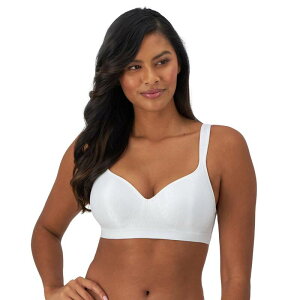 �o�� ���f�B�[�X �A���_�[�E�F�A �u���W���[ Bali Comfort Revolution Wireless Bra DF3463 White Zag �z���C�g