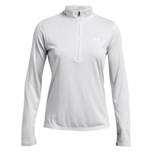 �A���_�[�A�[�}�[ ���f�B�[�X �A�E�^�[ �W���P�b�g�E�u���]�� Women's Under Armour Techalf-Zip Top Halo Gray �O���[