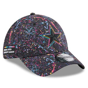 �j���[�G�� �����Y �A�N�Z�T���[ �X�q Men's New Era Black Dallas Cowboys 2025 NFL Crucial Catch 39THIRTY Flex Hat Cow Black �u���b�N