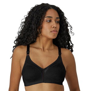 �o�� ���f�B�[�X �A���_�[�E�F�A �u���W���[ ���[�X Bali Double Support Lace Full-Figure Wireless Bra DF3372 Black �u���b�N