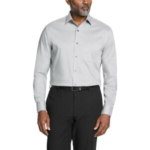 ���@���n�E�Z�� �����Y �g�b�v�X T�V���c Men's Van Heusen Regular-Fit Ultra Wrinkle Free Dresshirt Gray Mist �O���[