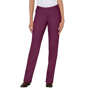 �E�[�}�� �E�B�Y�C�� ���f�B�[�X �{�g���X �f�j���p���c �v���X�T�C�Y �g�[�� �W�[���Y Woman Within Plusize Tall Straight-Leg Stretch Denim Five-Pocket Jeans Deep Claret �f�j��