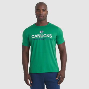 �t�@�i�e�B�N�X �����Y �g�b�v�X T�V���c Men's Fanatics Green Vancouver Canucks Authentic Pro Rink Tech T-Shirt Cnk Green �O���[��