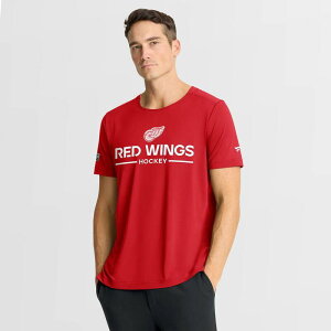 �t�@�i�e�B�N�X �����Y �g�b�v�X T�V���c Men's Fanatics Redetroit Red Wings Authentic Pro Centennial Rink Tech T-Shirt Rdw Red ���b�h