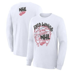 �t�@�i�e�B�N�X �����Y �g�b�v�X T�V���c Men's Fanatics White Detroit Red Wingstar Helmet Legacy Long Sleeve T-Shirt Rdwhite �z���C�g