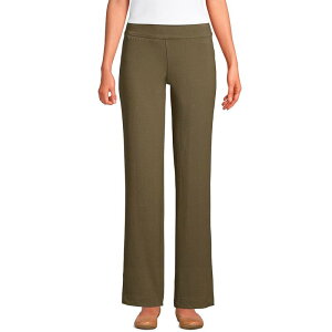 �����Y�G���h ���f�B�[�X �{�g���X �J�W���A���p���c �v�` Petite Lands' End Starfish Straight-Leg Pull-On Pants Forest Moss �t�H���X�g